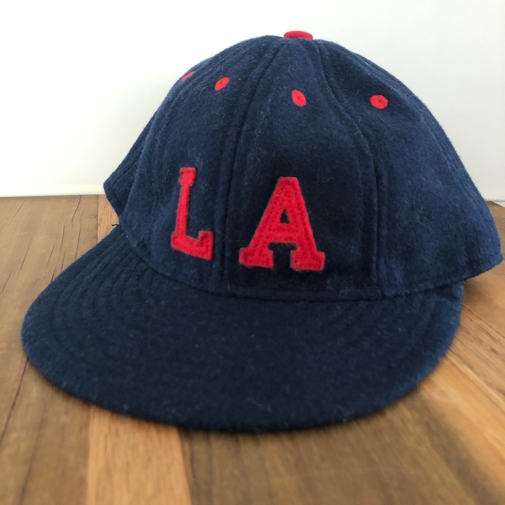 Ebbets Field Flannels Hat Size 7 - LA - 8 Panel